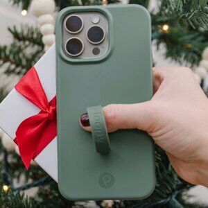 NWT Loopy OLIVE Green iPhone 15 Pro Max Phone Case - Righty